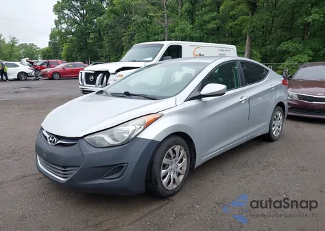 2012 Hyundai Elantra Gls z USA, uszkodzony, nr VIN 5NPDH4AE5CH066675